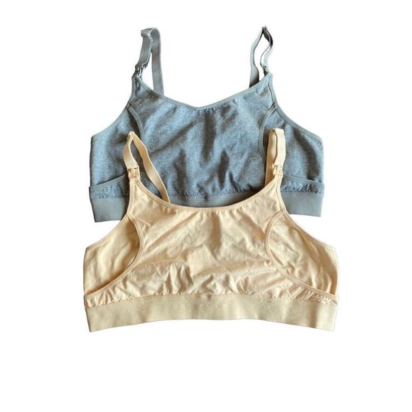 Mom cozy hands-free pumping/nursing maternity bra set of 2/ XL - Picture 4 of 10